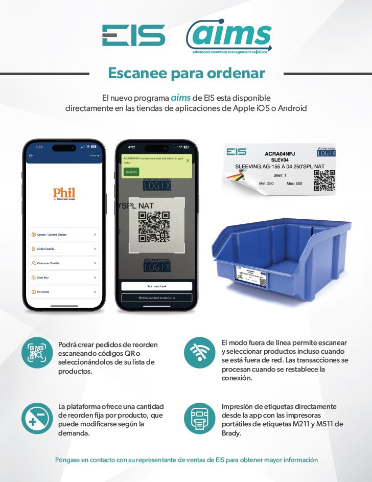 AIMS Scan to Order Flyer