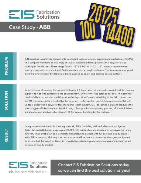 Fabrication Case Study - ABB