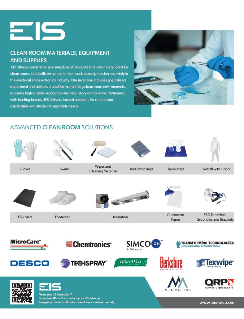 Clean Room Materials Flyer