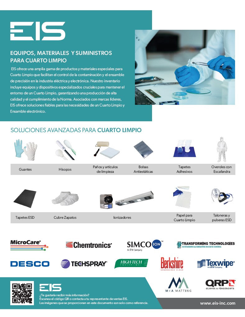 Clean Room Materials Flyer