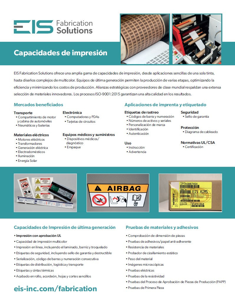 Fabrication Solutions Printing Flyer