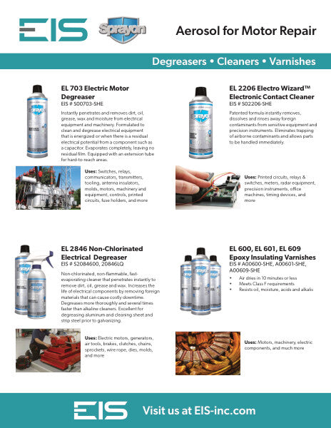 Sprayon - Aerosol for Motor Repair