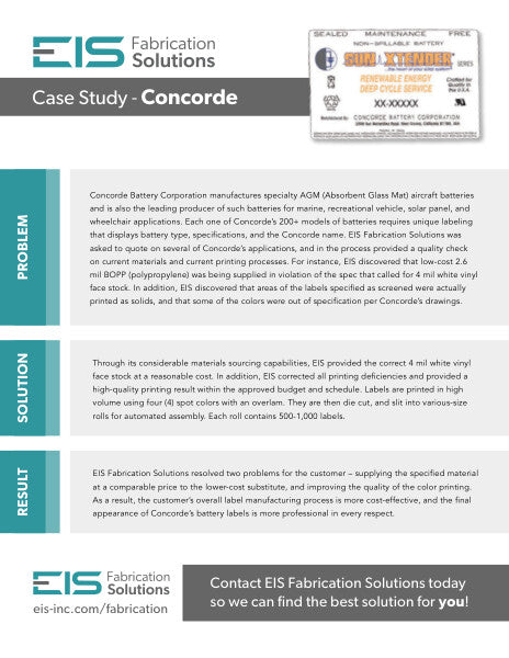 Fabrication Case Study - Concorde