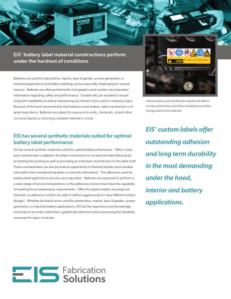 Application Profile - Battery Labeling