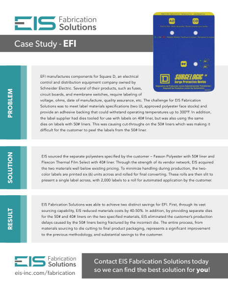 Fabrication Case Study - EFI