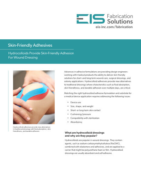 Application Sheet - Hyrdocolloids