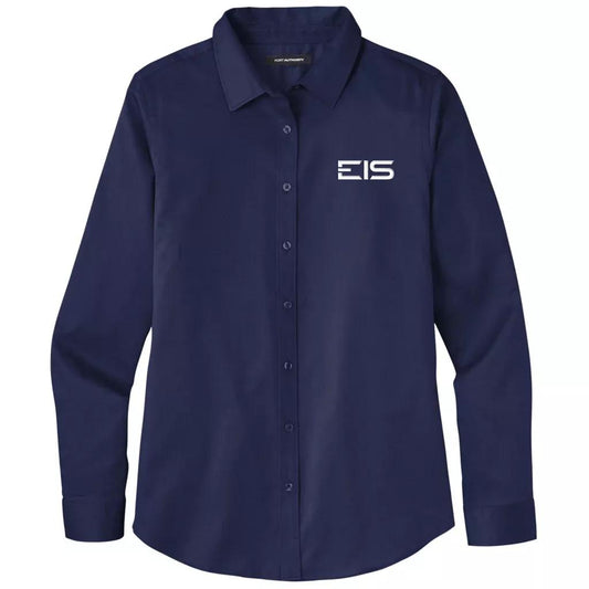 EIS Women's Port Authority® Long Sleeve Twill Shirt